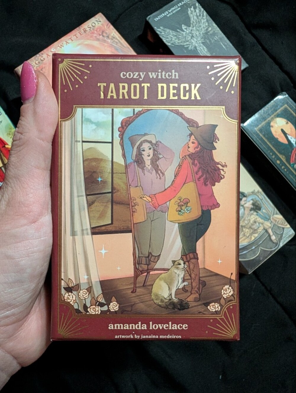 "The Cozy Witch" Tarot Deck — Amanda Lovelace - 78 Card Deck W/ Guidebook
